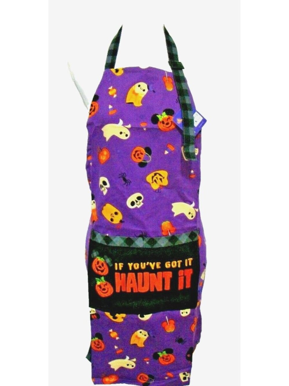 Disney Parks Apron Adult Halloween Haunt It Pumpkin Kitchen Cooking Crafts